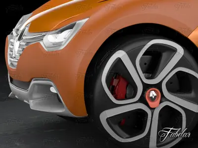 Renault Captur concept  3D model