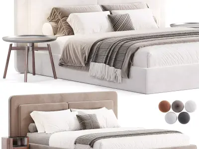 Comocasa Savona bed 3D model