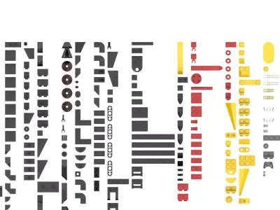 TwindBricks3D - 77243  Oracle Red-Bull Racing RB20 3D print model