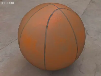 Basketball Ball 4K PBR 3D model