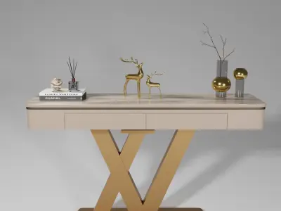 Porch Luxury console 3D Model 3D model