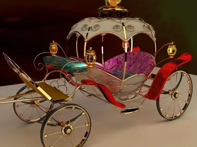 Chinese carriage 3D model