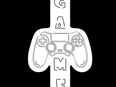Game Neon Sign 3D model