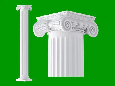 Roman Ionic 3D model