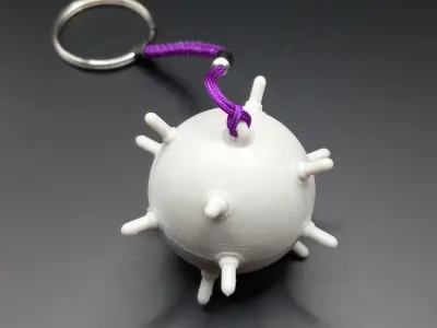 Naval Mine Christmas Decoration Tree Ball STL 3D print model