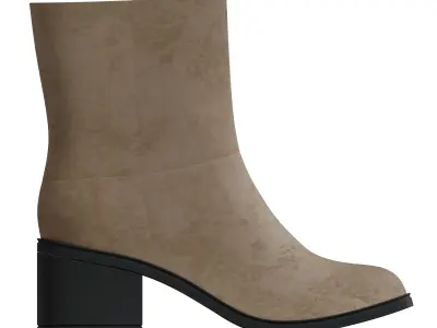 Easy Spirit Ilsa Brown boots 3D model