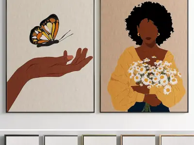 Photo Frame 172 Low-poly 3D model