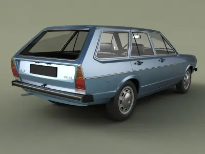 Audi 80 Typ82 Estate 3D model
