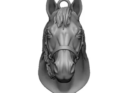 horse head 3D print model buy