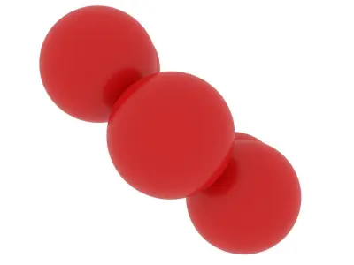 Flower Cake Pop 3D model