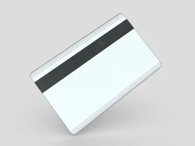 CC0 - Magnet Card Free low-poly 3D model