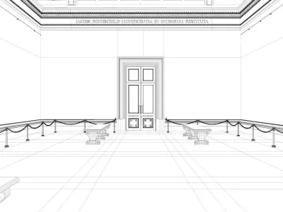 London National Gallery - Interior - Pack 3D model