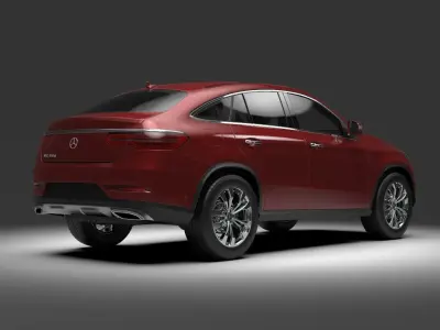 Mercedes Benz GLE Coupe 2016 3D model