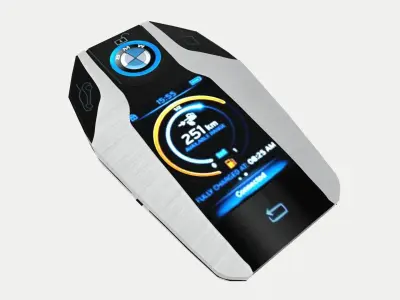 7 Series Display Key touch 3D model