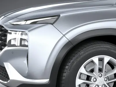 Hyundai SantaFe Basic 2021 3D model
