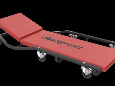 Car Creeper Red JCW65R Low-poly 3D model