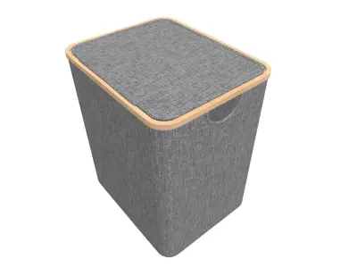 Laundry Basket with Lid 3D model