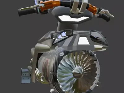 hover bike Free 3D model