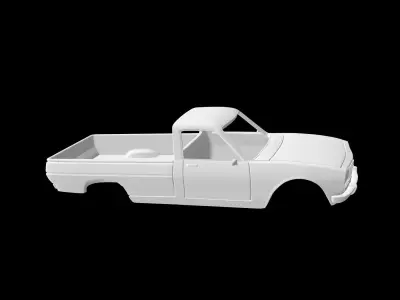 Peugeot 504 pickup  3D print model