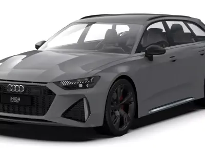 Audi RS6 Avant 2022 3D model