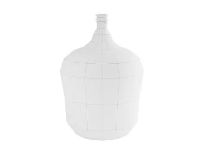 Decorative Glass Jar Free low-poly 3D model