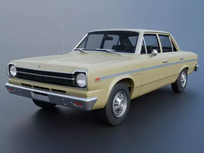 AMC Rambler Four-Door Sedan 1969 3D print model