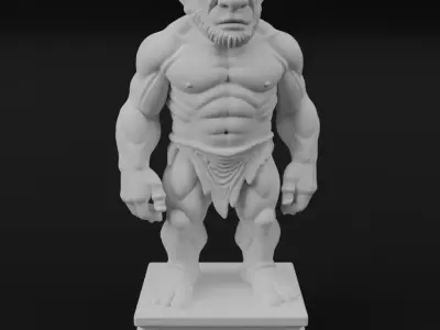 Cyclops figurine 3D model for 3D printing 3D print model