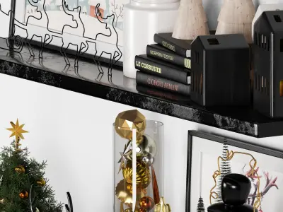 Christmas Decor Set 13 3D model