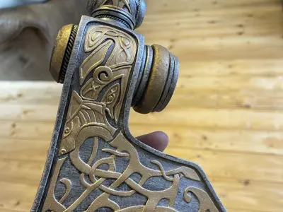 Valhalla Varin axe level 3-4 3D Model Collection