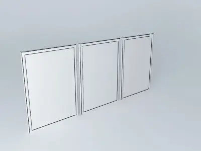 Bands panels - ROCK Free 3D model