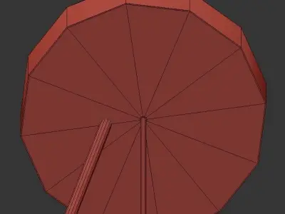 SALICE pendant light with shade 3D model