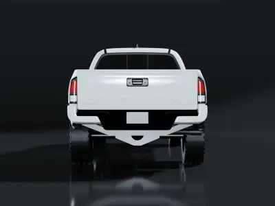 Toyota Tacoma Low-poly 3D model