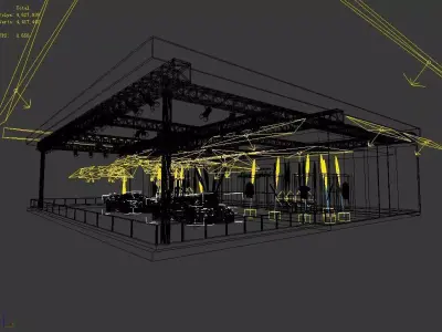 Exhibition - Area - 19X18-3DMAX2010-010 3D model