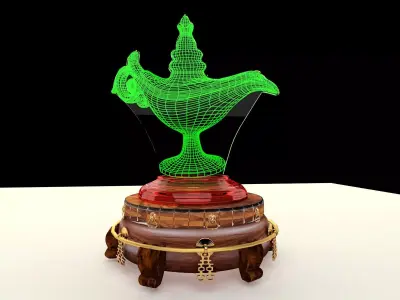 Chinese illusion lamp 3D model