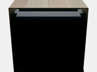 KALLAX Insert with 2 drawers 1 Low-poly 3D model