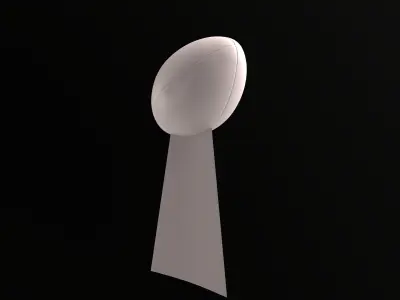 NFL Super Bowl-Vince Lombardi Trophy 3D print model