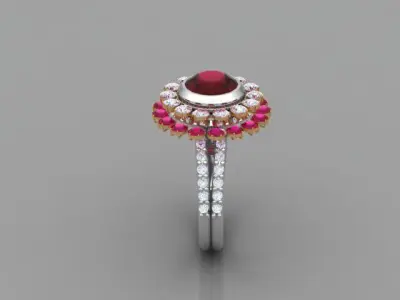 Classic ring R05 3D model