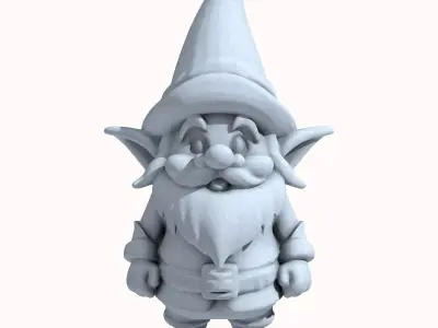 Cute Gnome 3D model