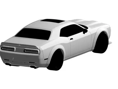 Dodge Challenger SRT  3D model