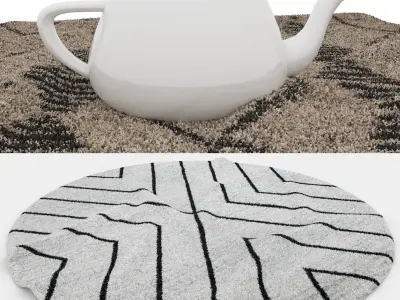 9 in 1 Rug Collection No 20 Low-poly 3D model