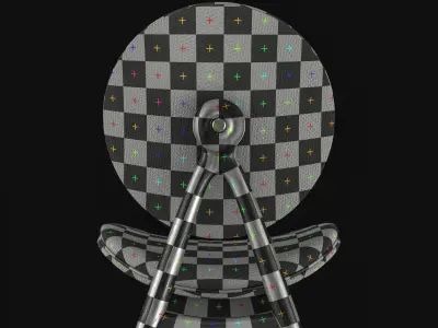 Overgaard and Dyrman Circle Dining Chair 3D model