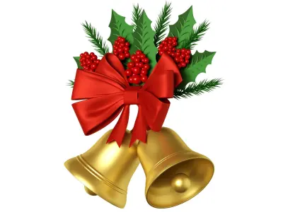 Christmas Bell 01 3D model