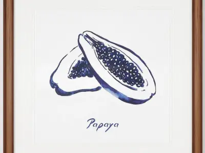 Art Frams 102- Papaya 3D model