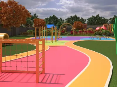 Kindergarten Design Case Free 3D model