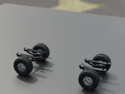 LIFT KIT 02A-2 LEAF SPRINGS 3D print model