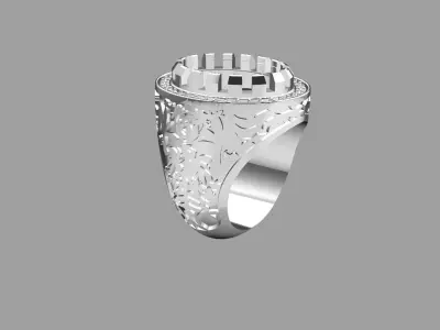 piece ring 3D print model