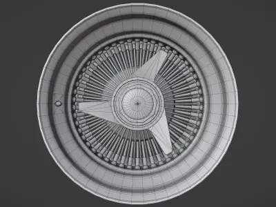 Lowrider Wire - Wheels - Game Ready Low-poly 3D model