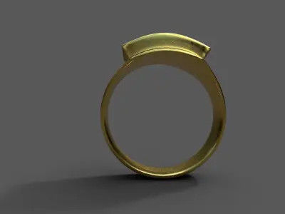 High-Quality 3D Ring Model Pack 4 Low-poly 3D model