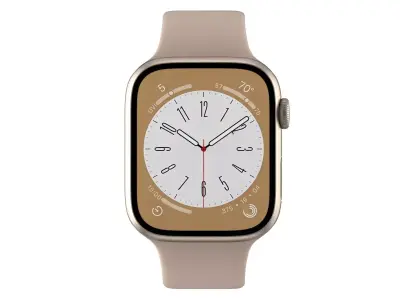 Apple Watch Series 8 Gold 3D model
