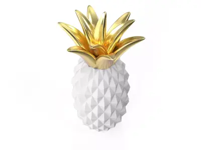 Pineapple Low-poly 3D model